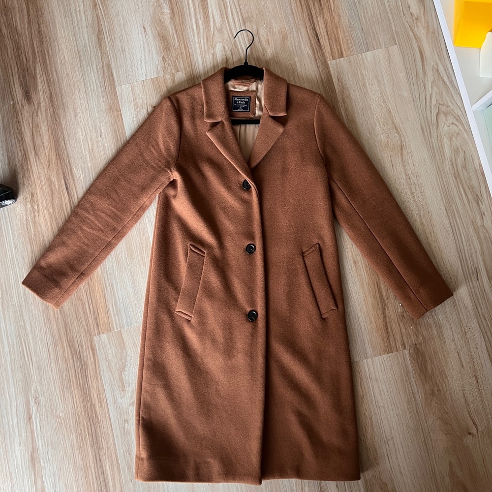 Abercrombie & Fitch Brown Coat